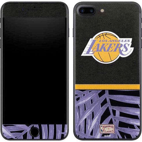 NBA Los Angeles Lakers Retro Palms iPhone 8 Plus Skin