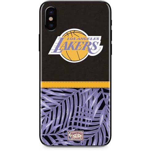 NBA Los Angeles Lakers Retro Palms iPhone XS Max Skin