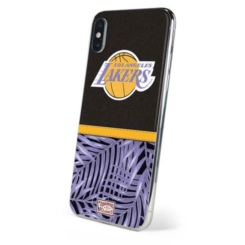 NBA Los Angeles Lakers Retro Palms iPhone XS Skin