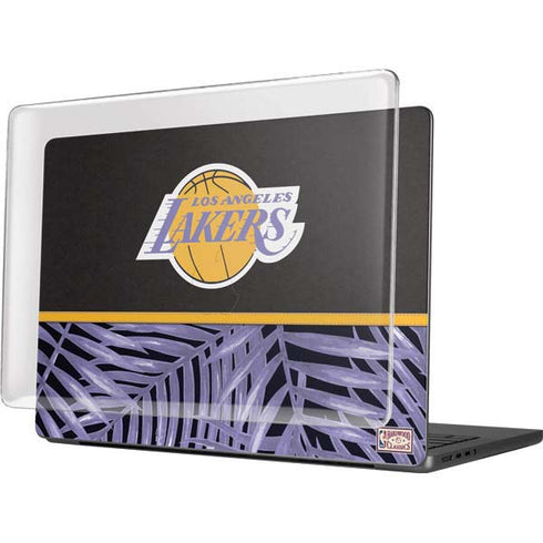 NBA Los Angeles Lakers Retro Palms MacBook Pro 14in (2021-24) Case plus Skin
