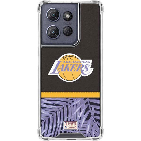 NBA Los Angeles Lakers Retro Palms Moto G Play 5G (2025) Clear Case