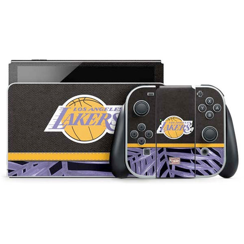 NBA Los Angeles Lakers Retro Palms Nintendo Skins