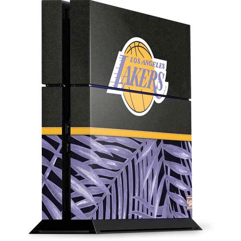 NBA Los Angeles Lakers Retro Palms PS4 Console Skin