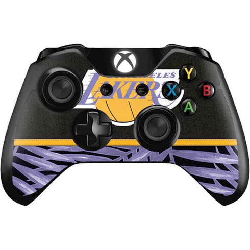 NBA Los Angeles Lakers Retro Palms Xbox One Controller Skin