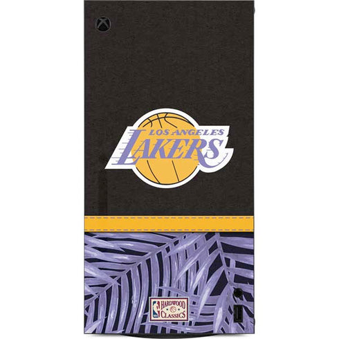 NBA Los Angeles Lakers Retro Palms XBox Series X Digital Edition Console Skin