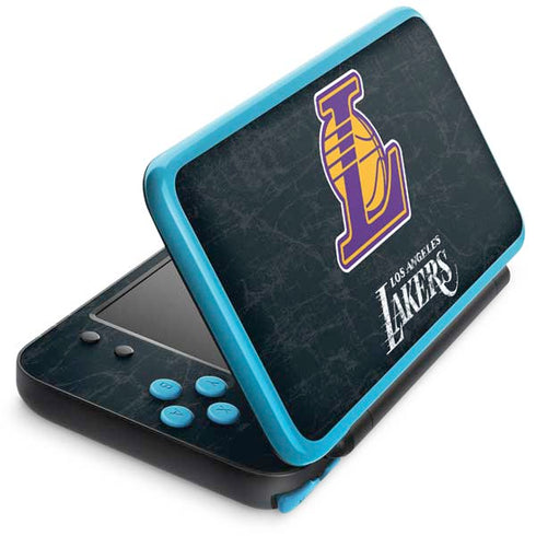 NBA Los Angeles Lakers Secondary Logo Nintendo Skins