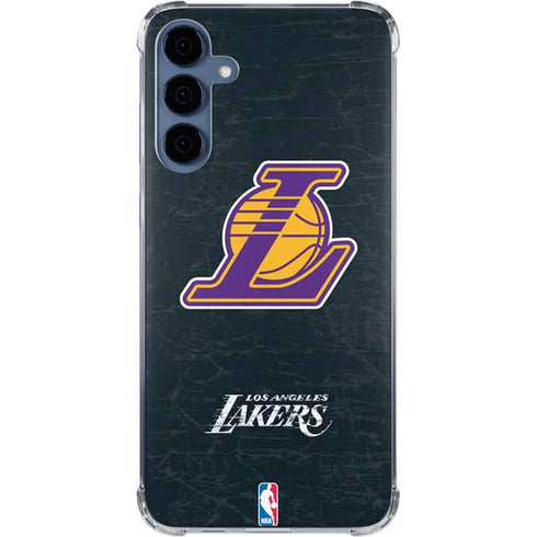 NBA Los Angeles Lakers Secondary Logo Galaxy A55 5G Clear Case