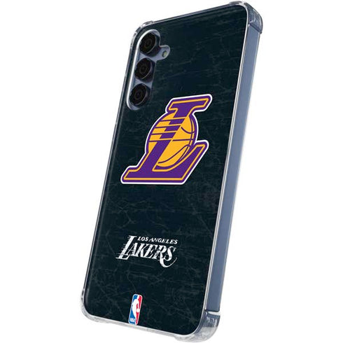NBA Los Angeles Lakers Secondary Logo Galaxy A55 5G Clear Case