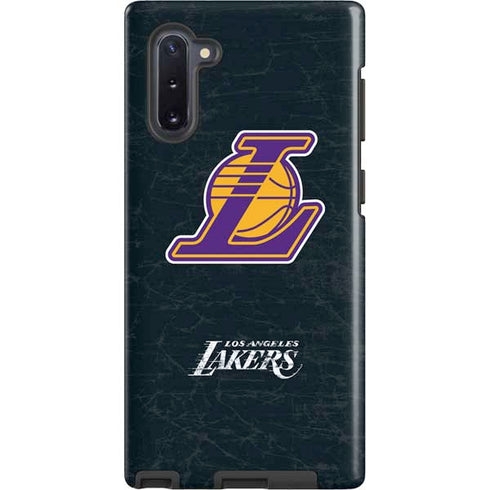 NBA Los Angeles Lakers Secondary Logo Galaxy Cases