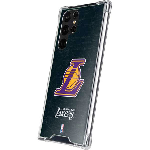 NBA Los Angeles Lakers Secondary Logo Galaxy S23 Ultra Clear Case