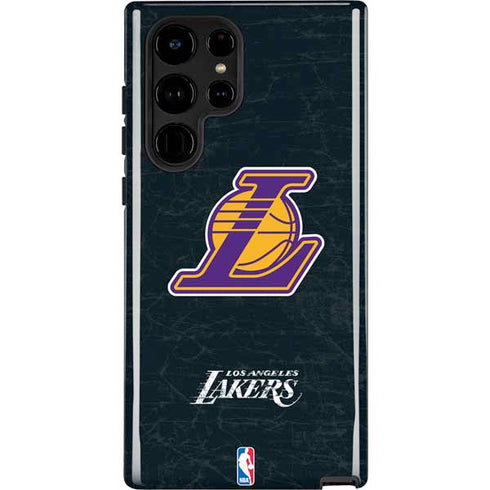 NBA Los Angeles Lakers Secondary Logo Galaxy Cases