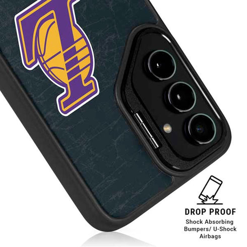 NBA Los Angeles Lakers Secondary Logo Galaxy S25 Ultra Kickstand Case