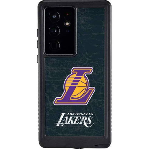 NBA Los Angeles Lakers Secondary Logo Galaxy S24 Ultra Waterproof Case