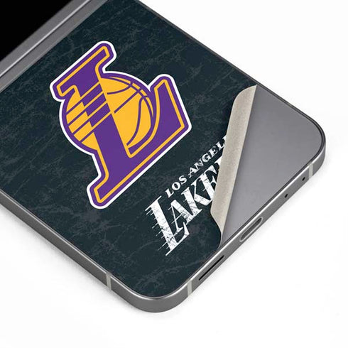 NBA Los Angeles Lakers Secondary Logo Galaxy Z Flip6 Skin