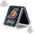 NBA Los Angeles Lakers Secondary Logo Galaxy Z Flip6 Clear Case