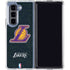 NBA Los Angeles Lakers Secondary Logo Galaxy Z Fold5 5G Clear Case