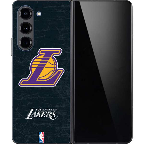 NBA Los Angeles Lakers Secondary Logo Galaxy Z Fold5 5G Skin