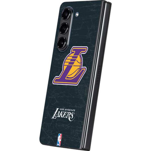 NBA Los Angeles Lakers Secondary Logo Galaxy Z Fold5 5G Skin