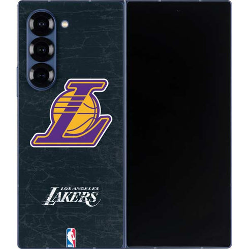 NBA Los Angeles Lakers Secondary Logo Galaxy Z Fold6 Skin