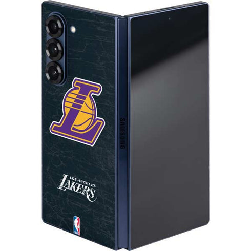 NBA Los Angeles Lakers Secondary Logo Galaxy Z Fold6 Skin