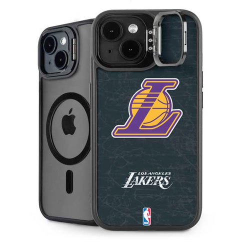 NBA Los Angeles Lakers Secondary Logo iPhone 15 Plus Kickstand Case