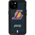 NBA Los Angeles Lakers Secondary Logo iPhone 15 Plus Waterproof Case