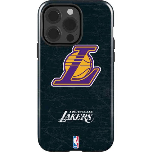 NBA Los Angeles Lakers Secondary Logo iPhone 15 Pro Impact Case