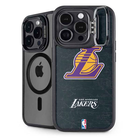 NBA Los Angeles Lakers Secondary Logo iPhone 15 Pro Max Kickstand Case