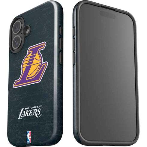 NBA Los Angeles Lakers Secondary Logo iPhone 16 Impact Case