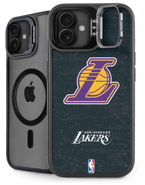 NBA Los Angeles Lakers Secondary Logo iPhone 16 Kickstand Case