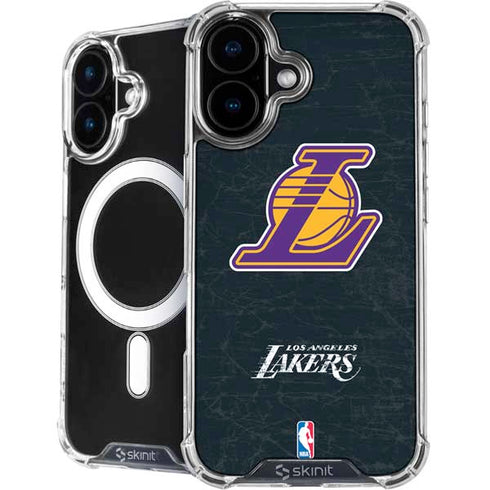 NBA Los Angeles Lakers Secondary Logo iPhone 16 MagSafe Case