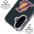 NBA Los Angeles Lakers Secondary Logo iPhone 16 Plus Clear Case