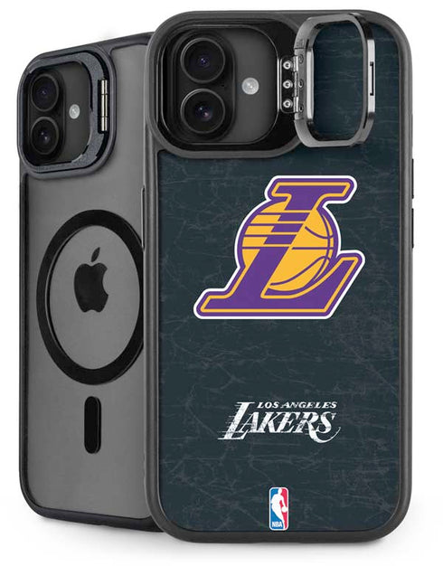 NBA Los Angeles Lakers Secondary Logo iPhone 16 Plus Kickstand Case