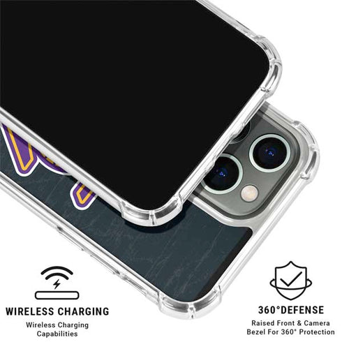 NBA Los Angeles Lakers Secondary Logo iPhone 16 Pro Clear Case