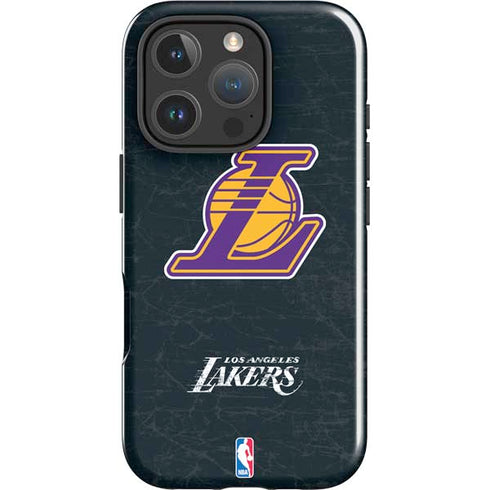 NBA Los Angeles Lakers Secondary Logo iPhone 16 Pro Max Impact Case