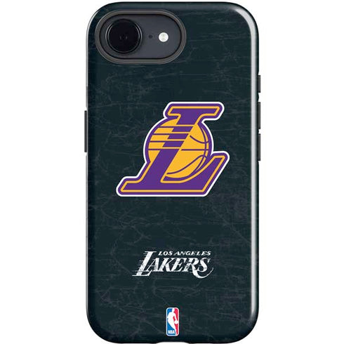 NBA Los Angeles Lakers Secondary Logo iPhone 16e Impact Case