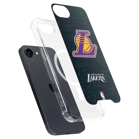 NBA Los Angeles Lakers Secondary Logo iPhone 16e MagSafe Case