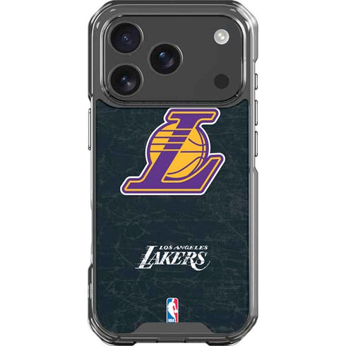 NBA Los Angeles Lakers Secondary Logo iPhone 18 Pro Clear Case