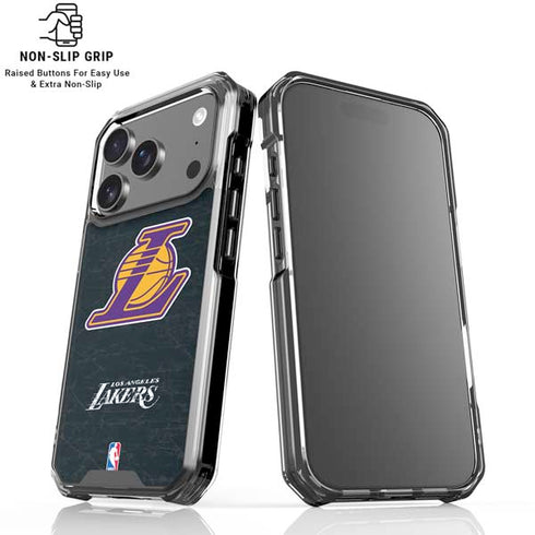NBA Los Angeles Lakers Secondary Logo iPhone 18 Pro Clear Case
