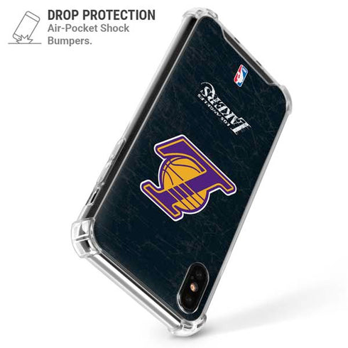 NBA Los Angeles Lakers Secondary Logo iPhone X/XS Clear Case