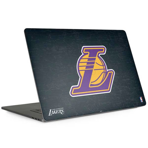 NBA Los Angeles Lakers Secondary Logo MacBook Skins