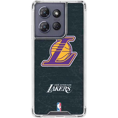NBA Los Angeles Lakers Secondary Logo Moto G 5G (2025) Clear Case