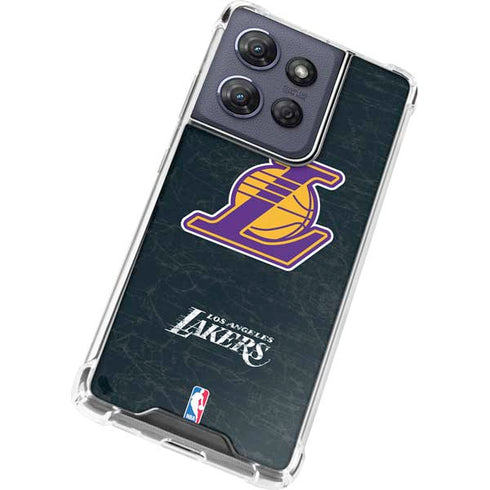 NBA Los Angeles Lakers Secondary Logo Moto G Power 5G (2025) Clear Case