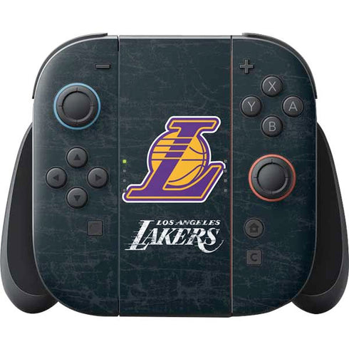 NBA Los Angeles Lakers Secondary Logo Nintendo Switch 2 (2025) Joy-Con Controller Skin