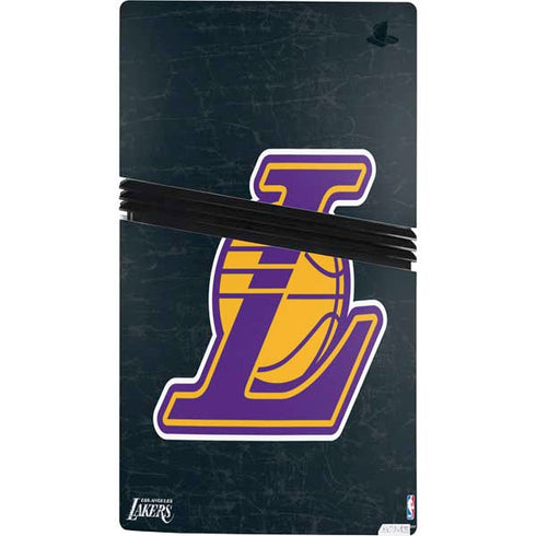 NBA Los Angeles Lakers Secondary Logo PS5 Pro Console Skin