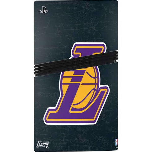 NBA Los Angeles Lakers Secondary Logo PS5 Pro Disk Bundle Skin