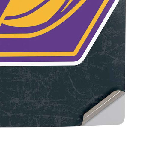NBA Los Angeles Lakers Secondary Logo PS5 Pro Disk Console Skin
