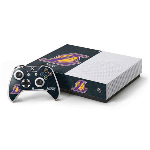 NBA Los Angeles Lakers Secondary Logo Xbox One S All-Digital Edition Bundle Skin