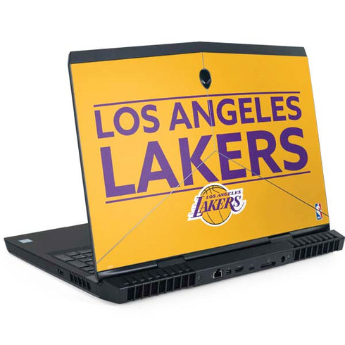 NBA Los Angeles Lakers Standard - Gold Dell Alienware Skin