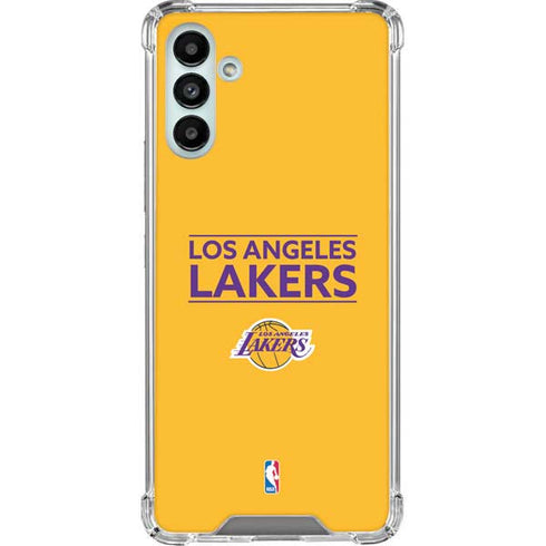 NBA Los Angeles Lakers Standard - Gold Galaxy A13 5G Clear Case